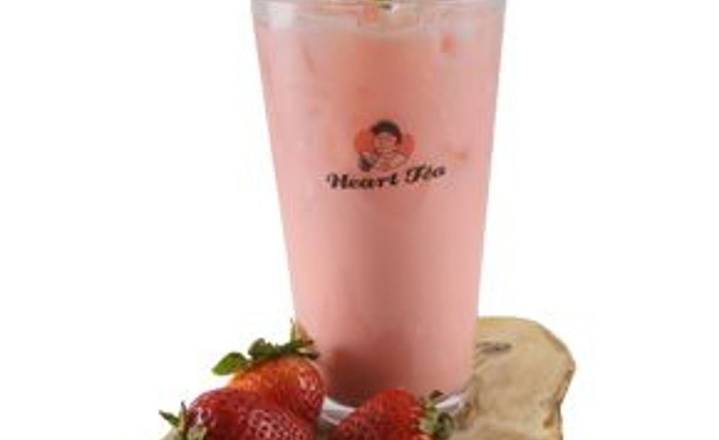B12. Strawberry Milk Tea -Small