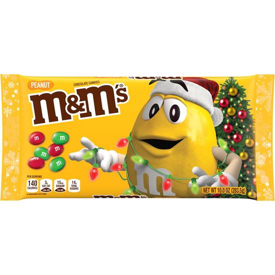 Order M&M'S Holiday Peanut Milk Chocolate Christmas Candy, 10 oz Bag food online from CVS store, NESQUEHONING on bringmethat.com