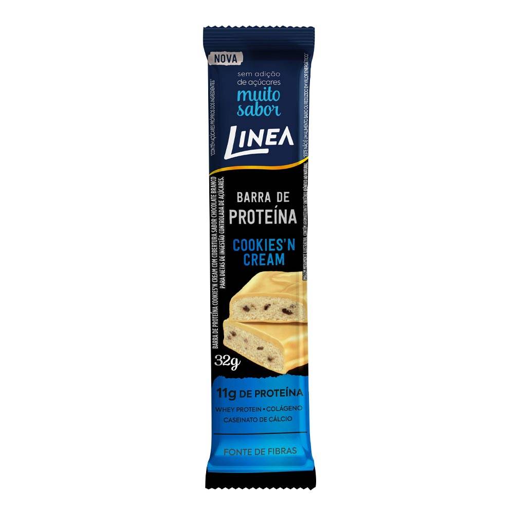 Linea · Barra proteína sabor cookies'n cream (32 g)