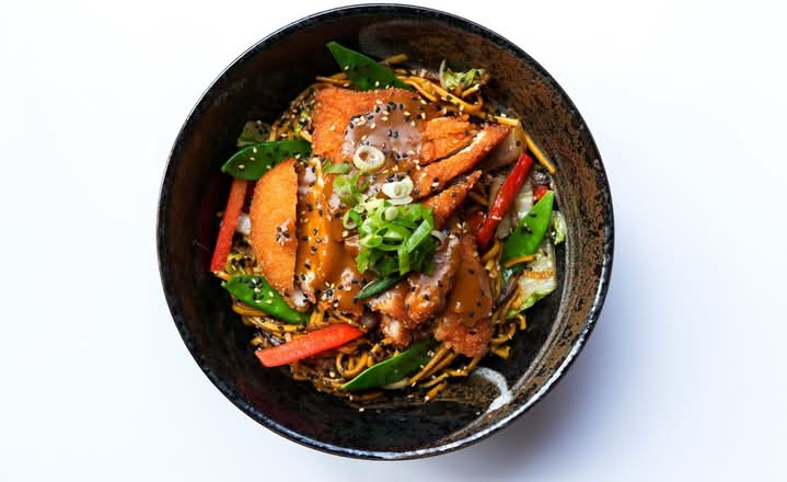 Chicken Katsu Noodle Curry 炸鸡排咖喱面