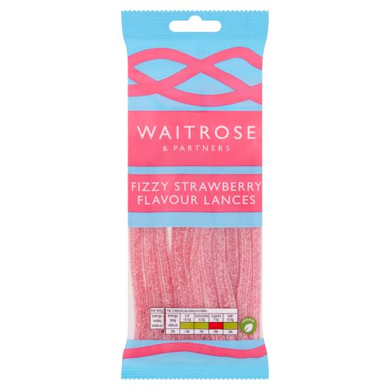 Waitrose & Partners Fizzy Strawberry Flavour Lances