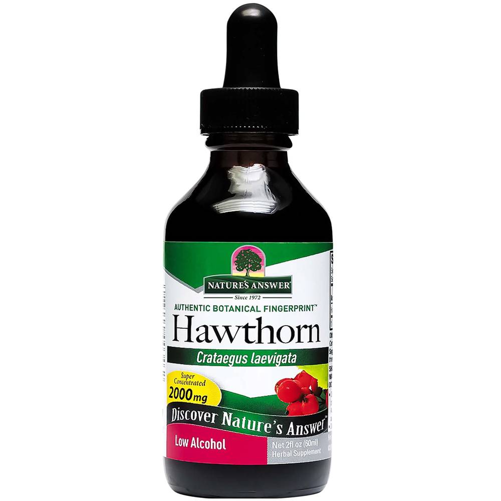 Nature's Answer Hawthorn Berry Leaf - Flower 2000 mg