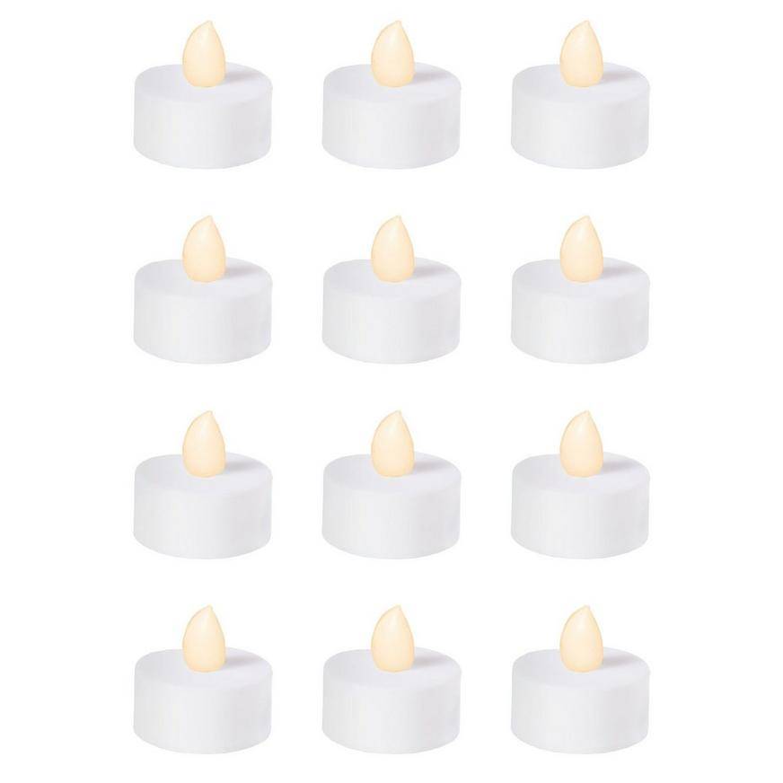 Amscan Tealight Flameless Led Candles (white)