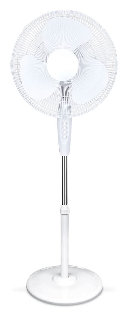 Red Top · Ventilador de pedestal, 16”, blanco