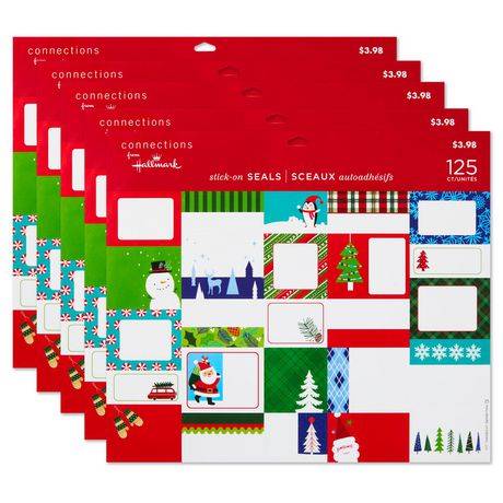 Hallmark Christmas Gift Tag Stickers (125 units)