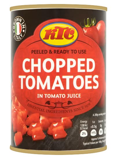 KTC Chopped Tomatoes in Tomato Juice (400g)