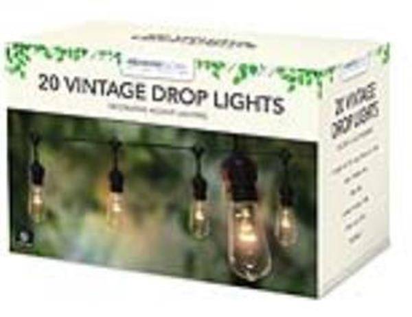 20 Count LED Vintage Drop Light Set, 30' (Delivery options available. See item details.)