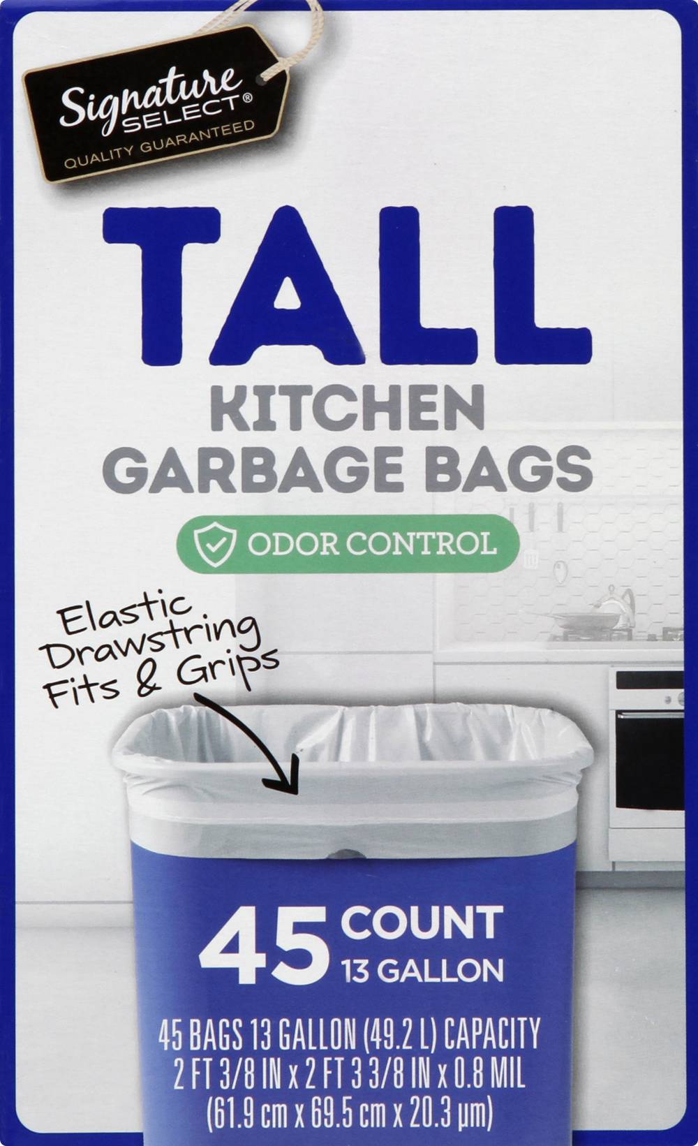 Signature Select Garbage Bags 45 Pcs