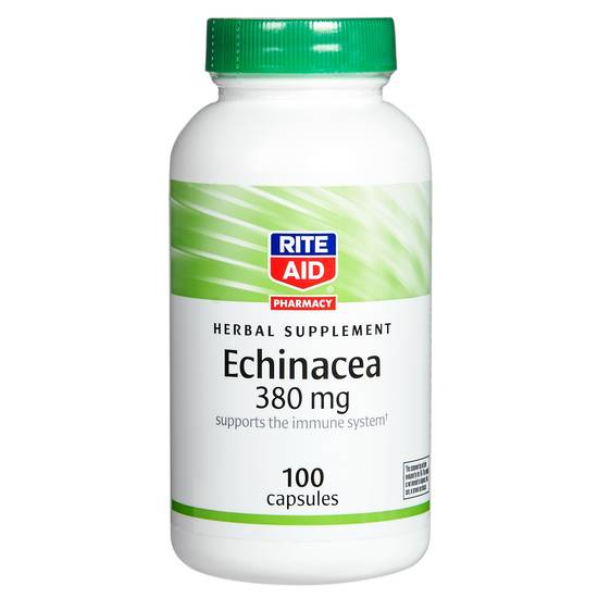 Rite Aid Echinacea Capsules 380mg (100 ct)