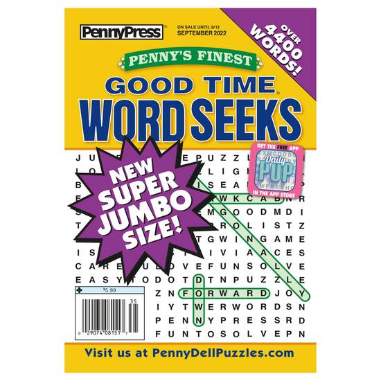 Pennypress Good Time Word Seeks Magazine