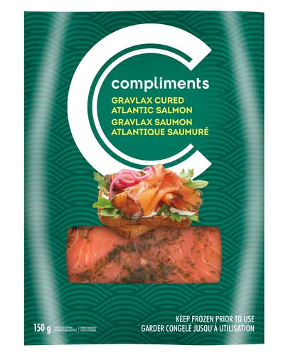 Compliments Gravlax Cured Atlantic Salmon (150 g)