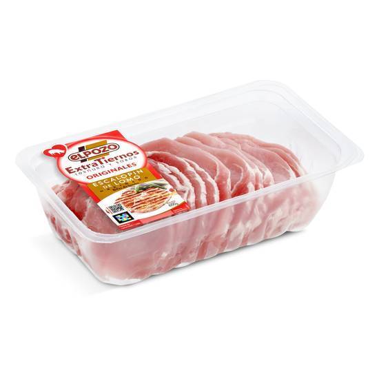 Escalopín Lomo Cerdo Marinado Extratierno Bandeja 600 g.