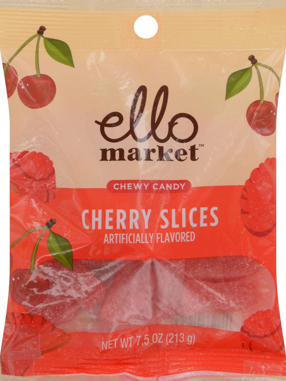 Ello Market Cherry Slices Chewy Candy