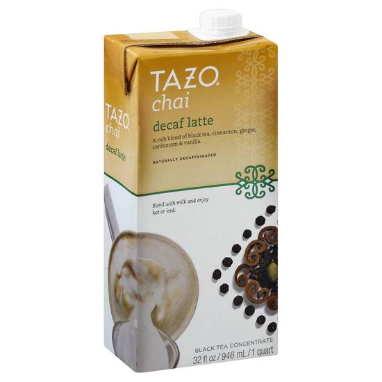 Tazo Decaf Chai Latte Black Tea Concentrate (32 fl oz)