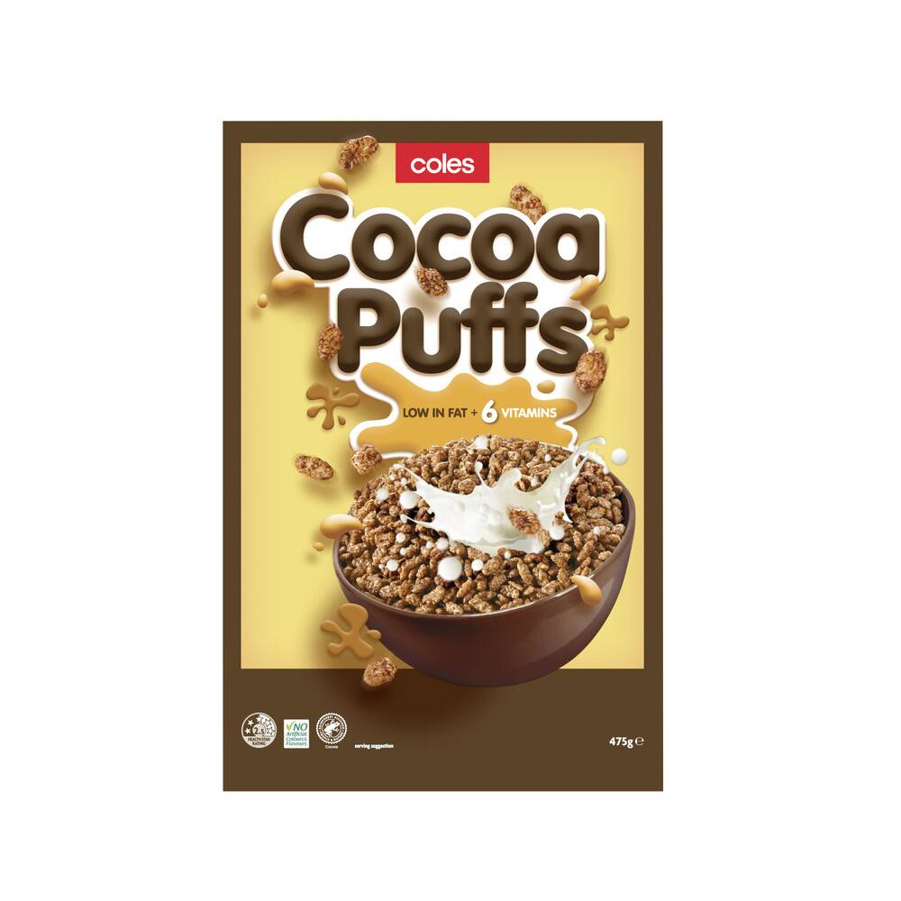 Coles Cocoa Puffs 475g