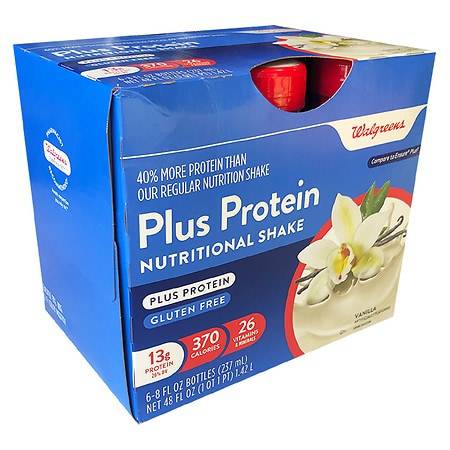 Walgreens Plus Protein Nutritional Shake (6 ct, 48 oz)
