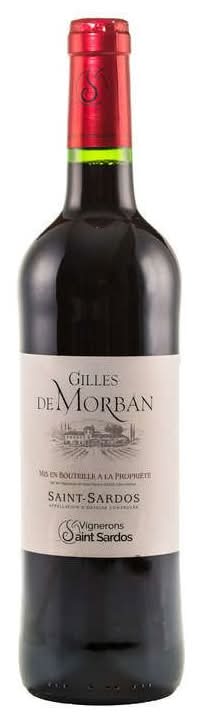 GILLES DE MORBAN - Vin rouge saint sardos (750ml)