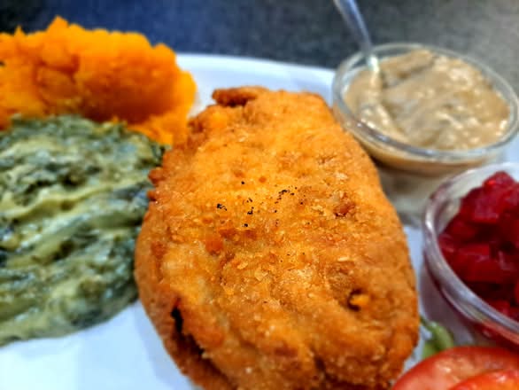 Chicken Cordon Bleu and One Side Dish