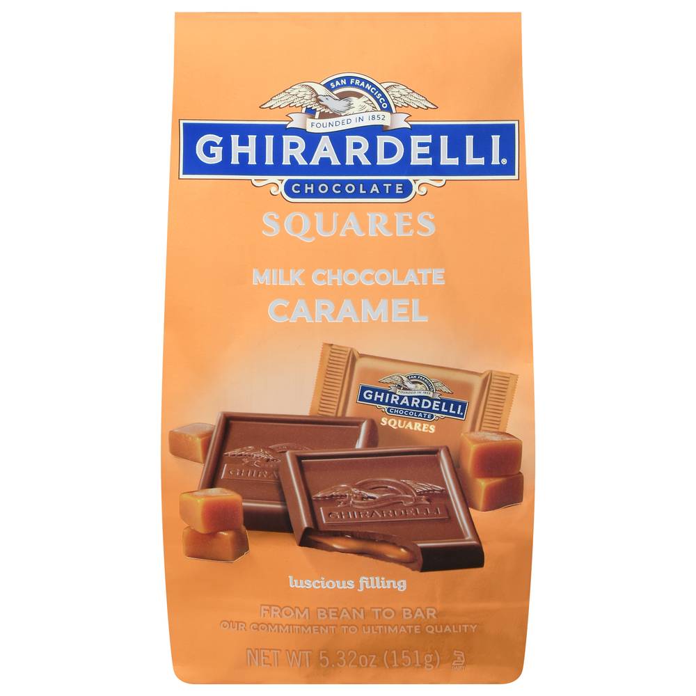 Ghirardelli Caramel Squares Milk Chocolate (5.32 oz)