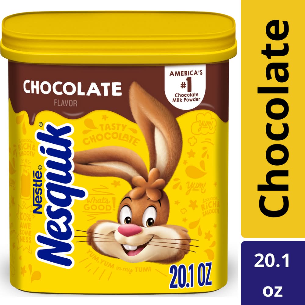 Nesquik Powder Drink Mix, Chocolate (20.1 oz)