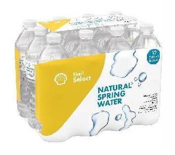 Shell Select Natural Spring Water (12 x 500 ml)