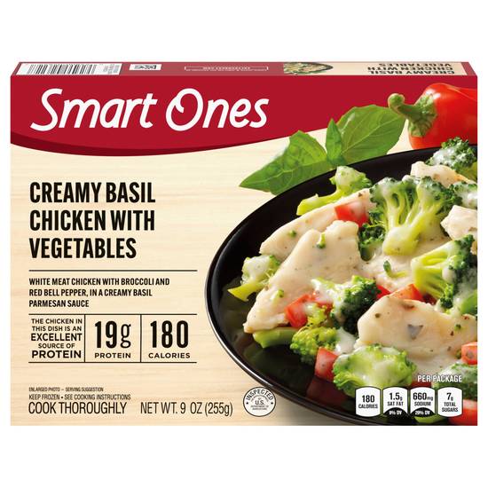 Smart Ones Creamy Basil Chicken With Broccoli