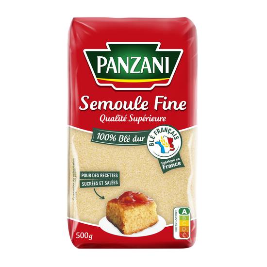 Panzani - Semoule fine de qualité supérieure