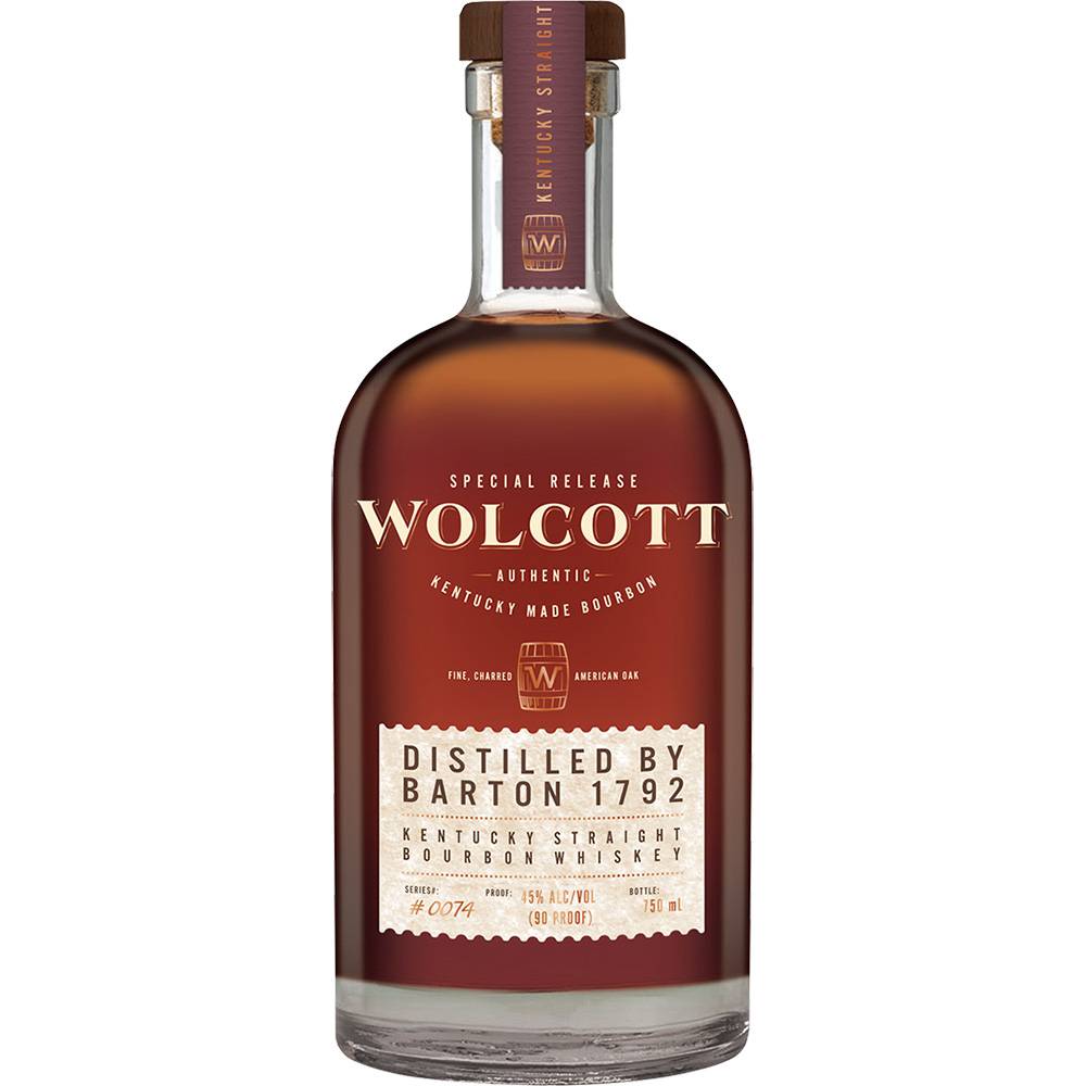 Wolcott Bourbon Whiskey (750ml bottle)