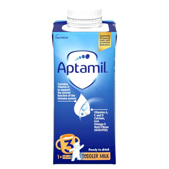 Aptamil 3 Growing Up Milk Ready to Feed 1+ Years Liquid 200ml