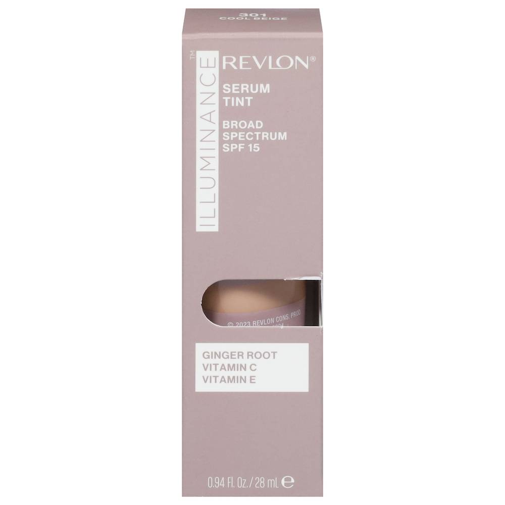 Revlon Illuminance Broad Spectrum Spf 15 Serum Tint, Cool Beige 301 (0.94 fl oz)