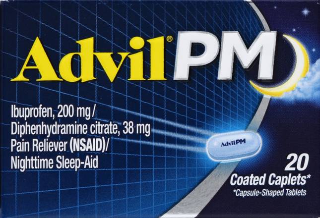 Advil Pm Nighttime Sleep-Aid Caplets (20 ct)