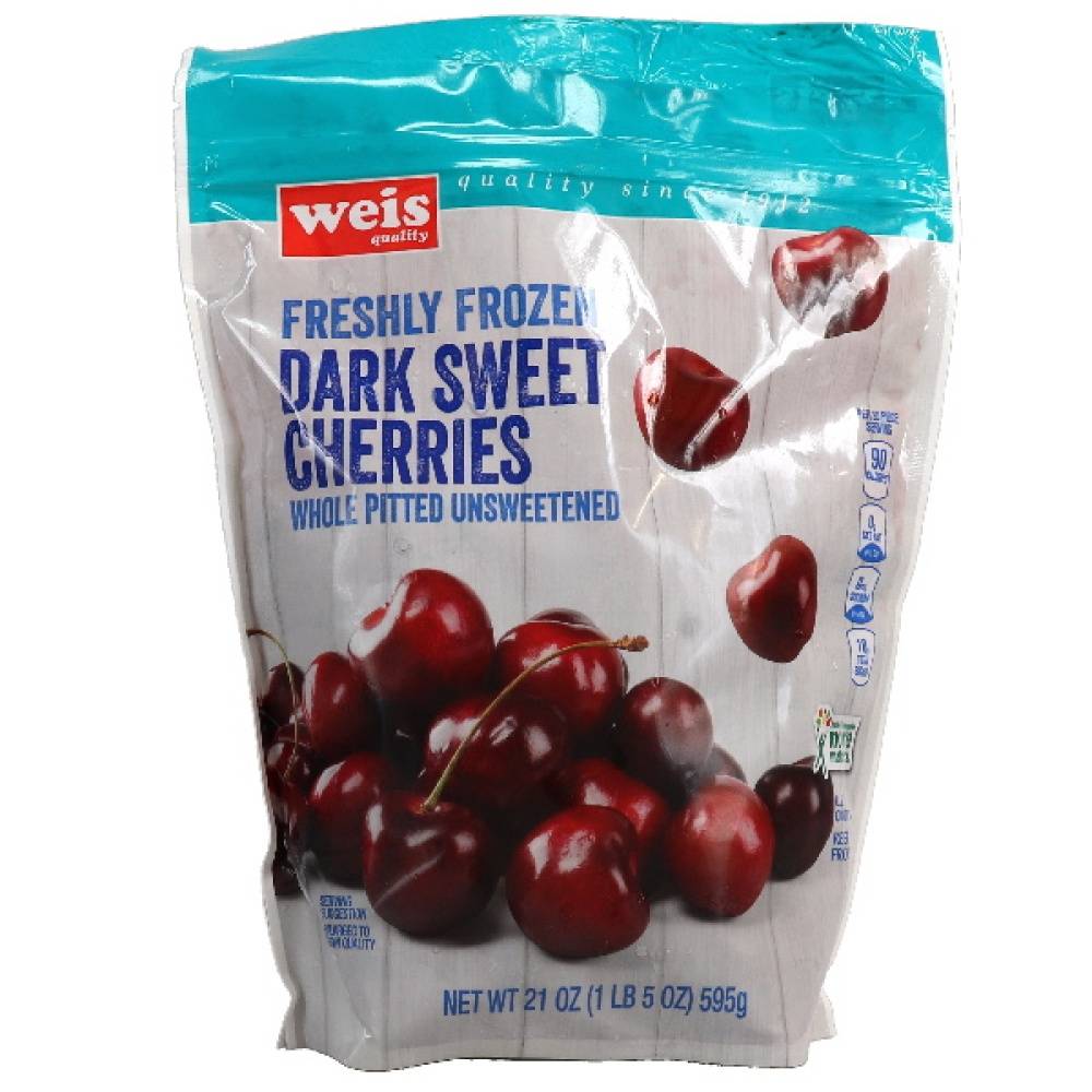 Weis Quality Frozen Fruit Whole Dark Sweet Cherries
