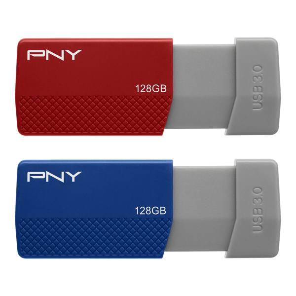 Pny Usb 3.0 Flash Drives (2 ct) (red- blue)