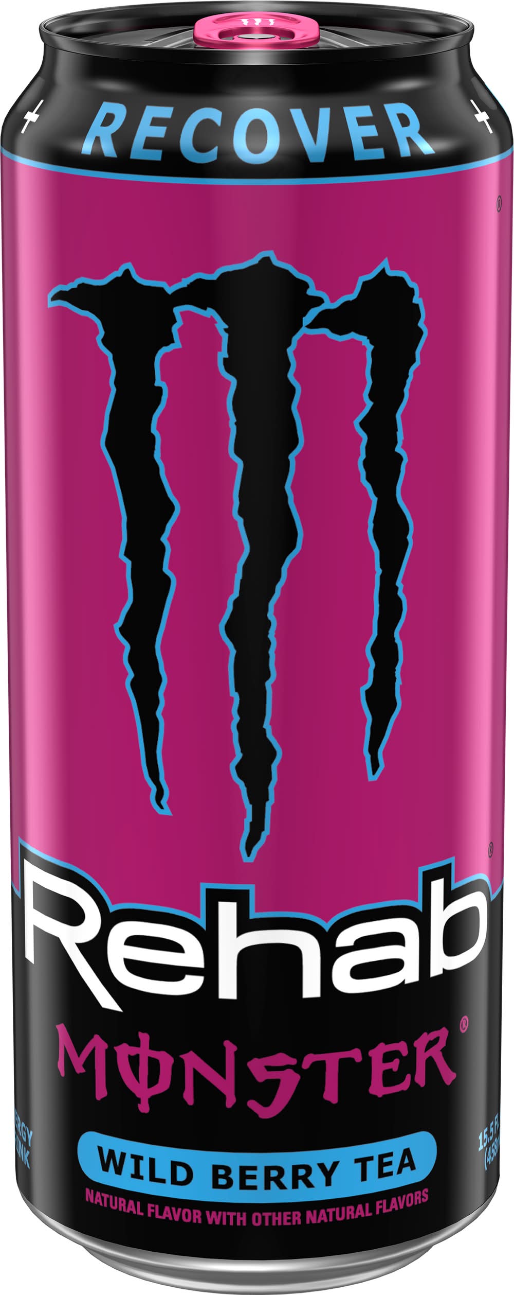Monster Rehab Recover Energy Drink, Wild Berry Tea (15.5 fl oz)