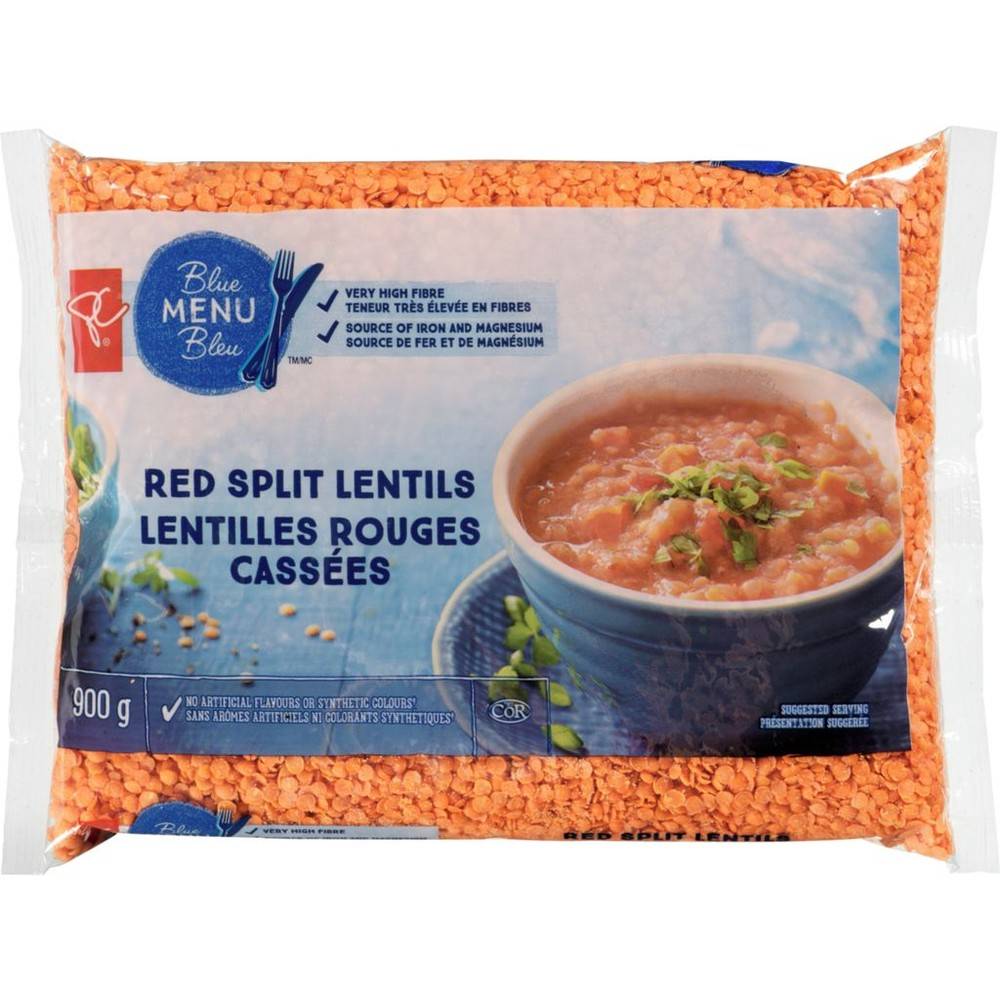PC BLUE MENU Red Split Lentils Dry (900 g)