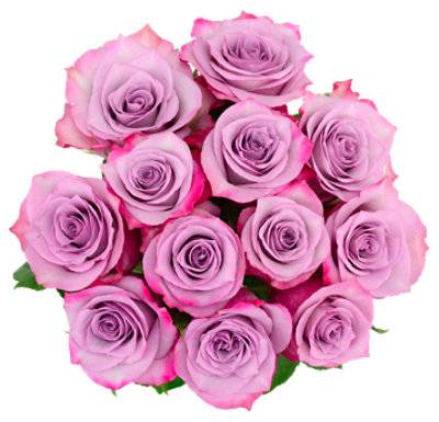 Pink Lavender Rose 12 Stem Wet Pack - Each