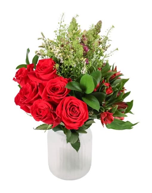 Farm to Table Arrangement - Red