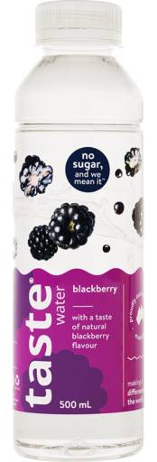 Taste Water Blackberry 500mL