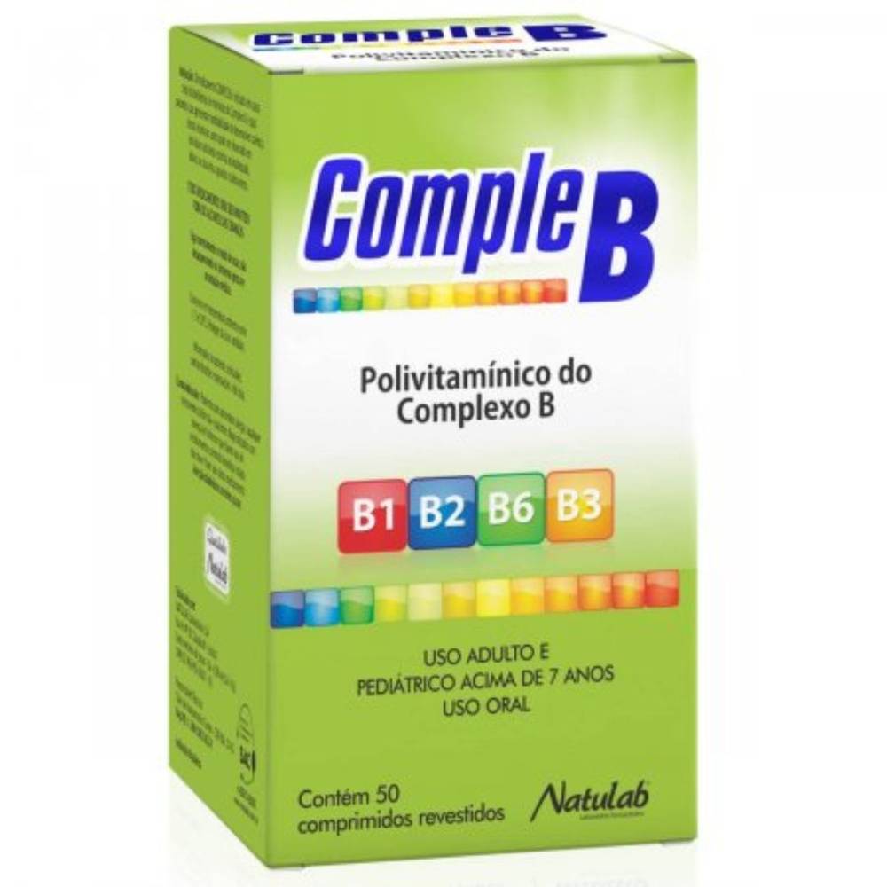 Natulab suplemento vitamínico comple b (50 comprimidos)