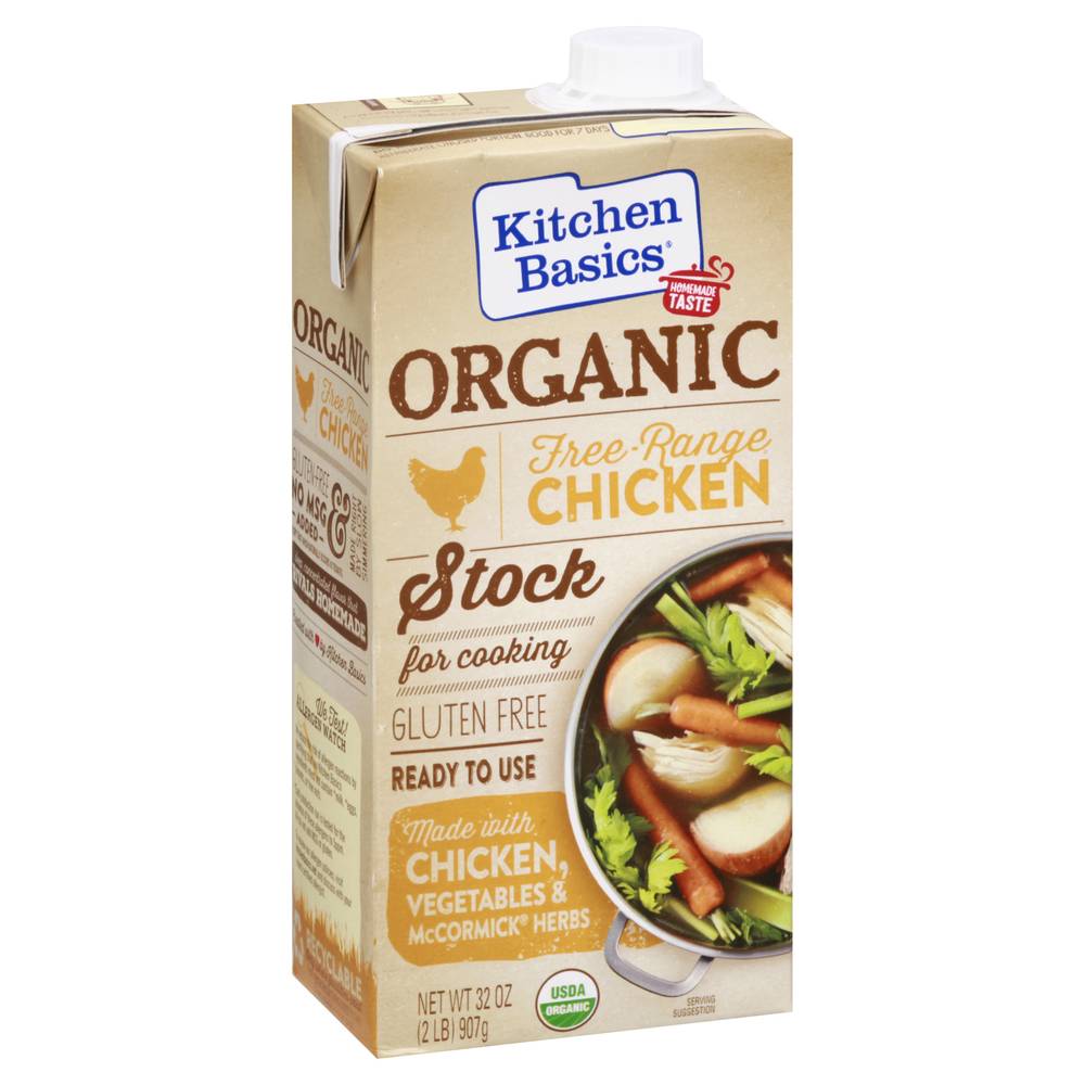 Kitchen Basics Organic Free-Range Chicken Stock (2 lbs)