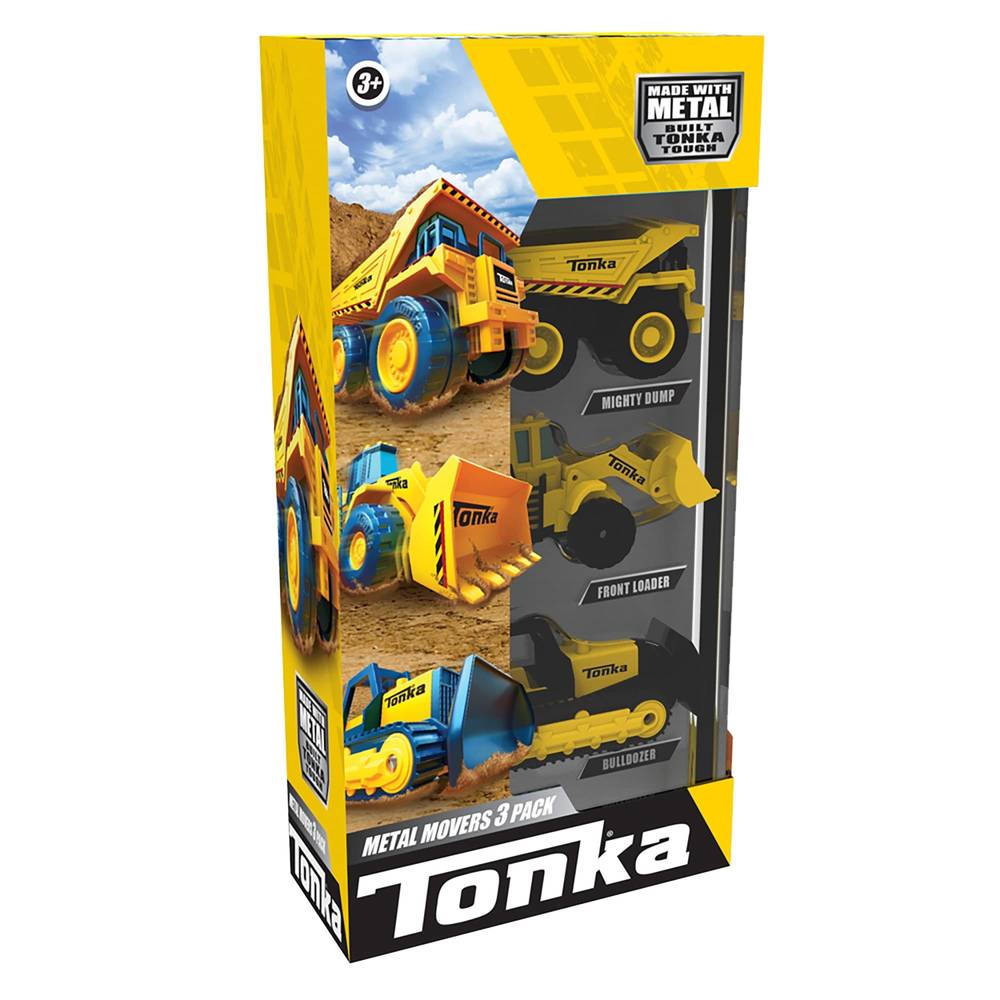 Tonka Durable Kids Play Cars for Independent Play and Skill Development - Set of Toy Vehicles | 6149