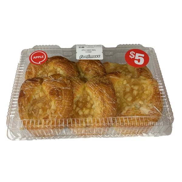 Apple Danish Snail, 6 Count