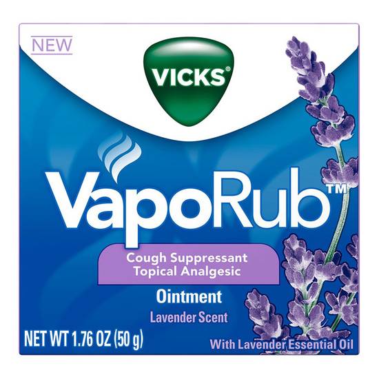 Vicks VapoRub Scented Cough Suppressant Ointment Lavender 1.76oz