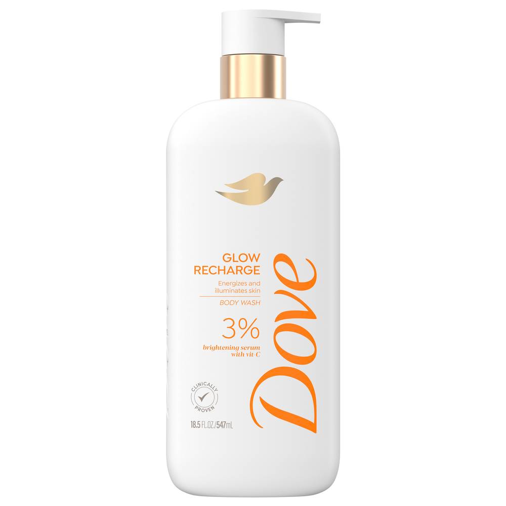 Dove Brightening Serum + Vitamin C - Glow Recharge Beauty Body Wash