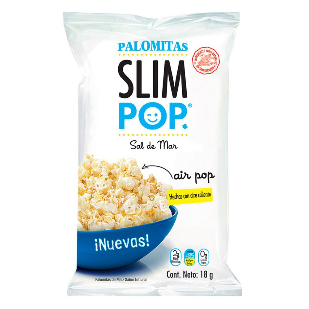 Slim Pop · Palomitas, sal de mar (18 g)