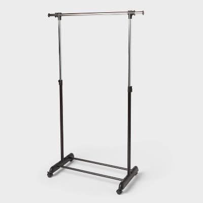 Brightroom Adjustable Single Rod Garment Rack