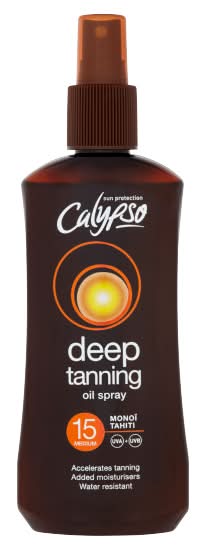 Calypso Deep Tanning Sun Protection Oil Spray 15 Medium (200ml)