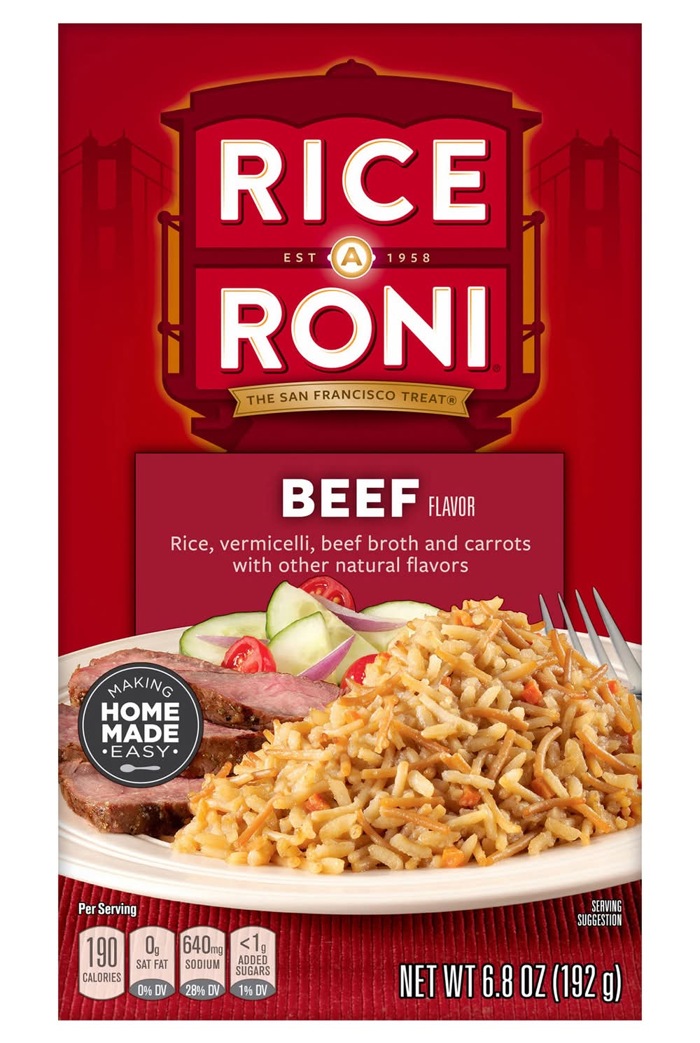 Rice-A-Roni Vermicelli Mix, Beef (6.8 oz)