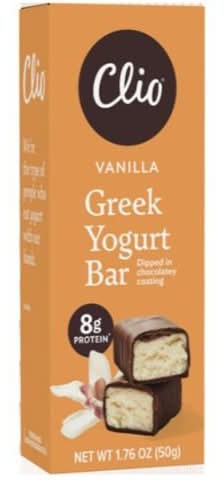 Clio Vanilla Greek Yogurt Bar 1.76oz