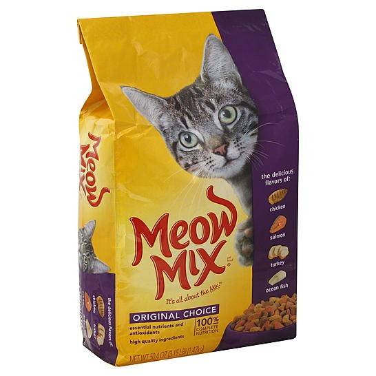 Meow Mix Original Choice Dry Cat Food (3.15 lb)